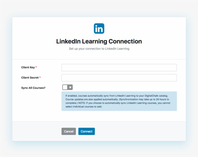 Easily Connect Digitalchalk With Linkedin - Linkedin, transparent png #3609057