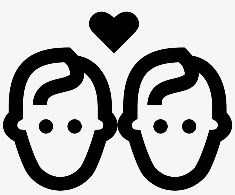 Gay Marriage Icon - Hombre Y Mujer Icono, transparent png #3609341