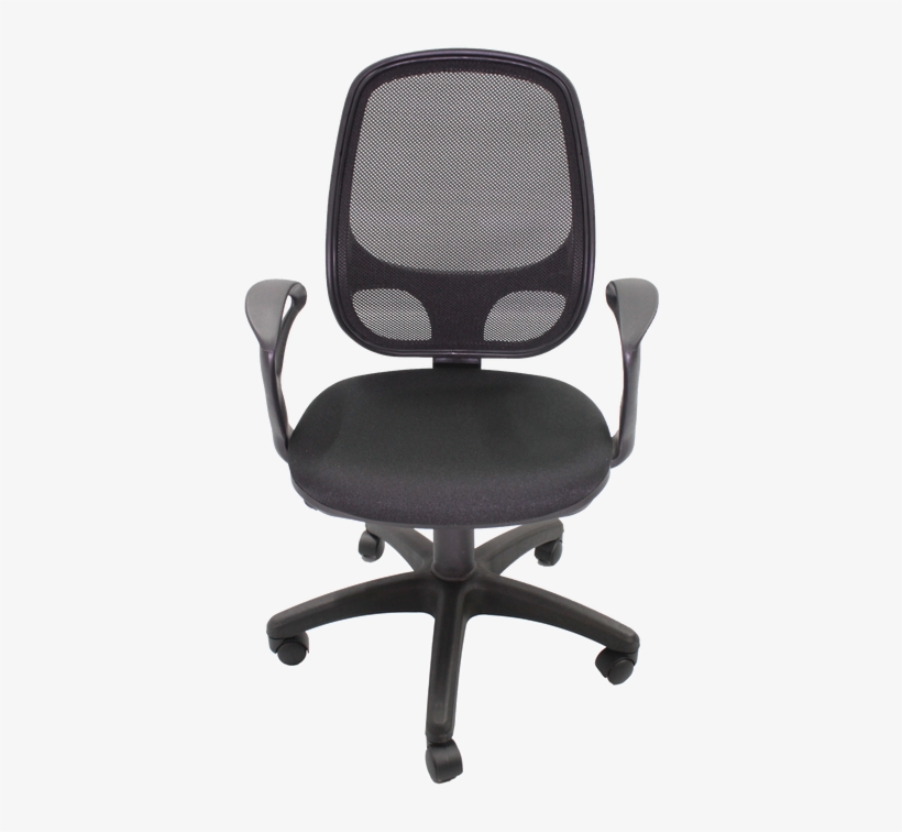 Low Back Office Chair Front View - Office Chair, transparent png #3609513