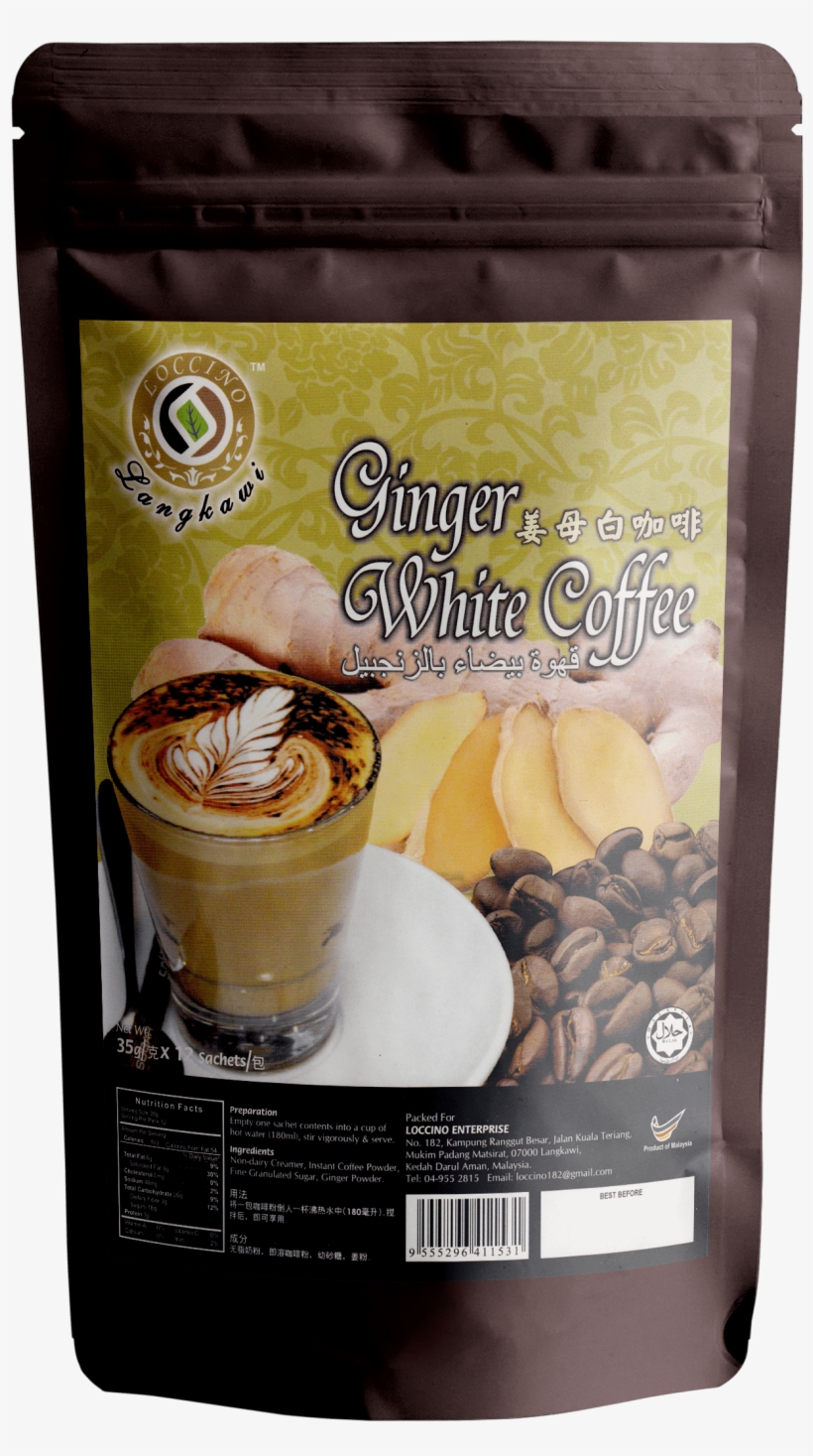 Ginger White Coffee - Loccino Enterprise, transparent png #3609664