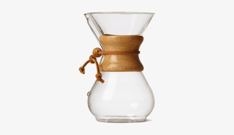 Glass Coffee Jar With Wood Collar - Chemex Coffeemaker, transparent png #3609688