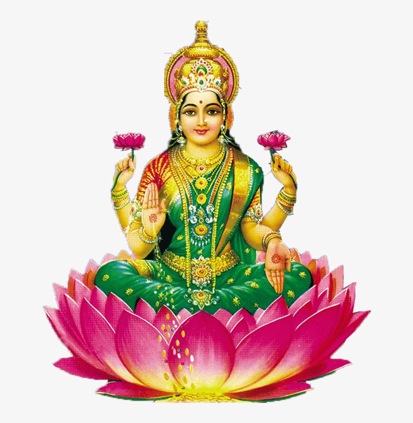 Maa Santoshi - God Lakshmi Images Hd, transparent png #3610548