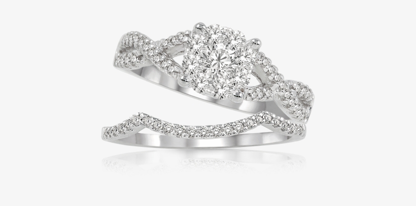 Bridal Diamond Ring Set, - Pre-engagement Ring, transparent png #3610949