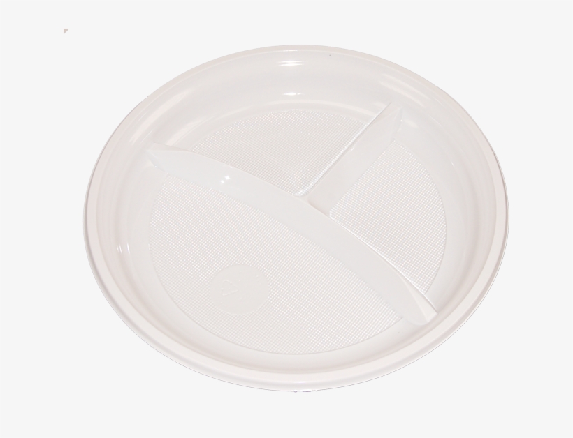 Depa® Plate, Round, 3 Compartments , Ps, Ø220mm, - Plate, transparent png #3611064