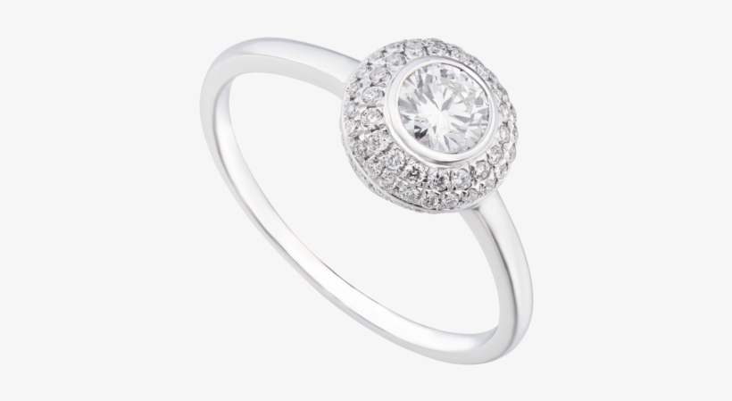 Simply Stunning Halo Diamond Ring - Pre-engagement Ring, transparent png #3611218