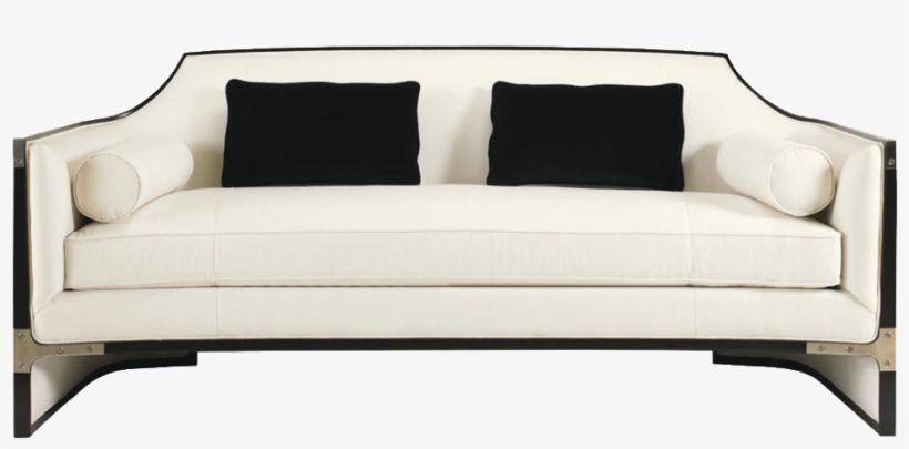 European Double Sofa Png Element - Couch, transparent png #3611441