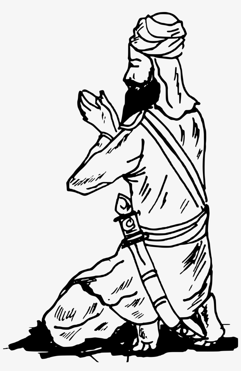 Big Image - Sikh Kid Clipart Black And White, transparent png #3611741