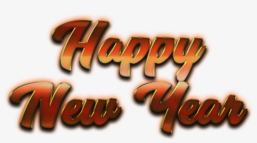 Happy New Year Letter Png Transparent Image - Graphic Design, transparent png #3611821