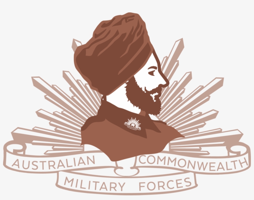 Ww2 Sikh Badge Middle - Australian Army Badge E1 Tile Coaster, transparent png #3611823