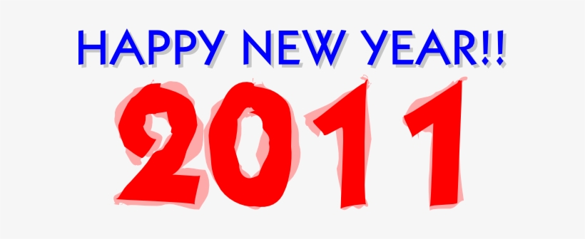 Happy New Year 2011, transparent png #3611920