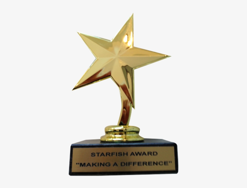 The Starfish Trophy - Award, transparent png #3611991