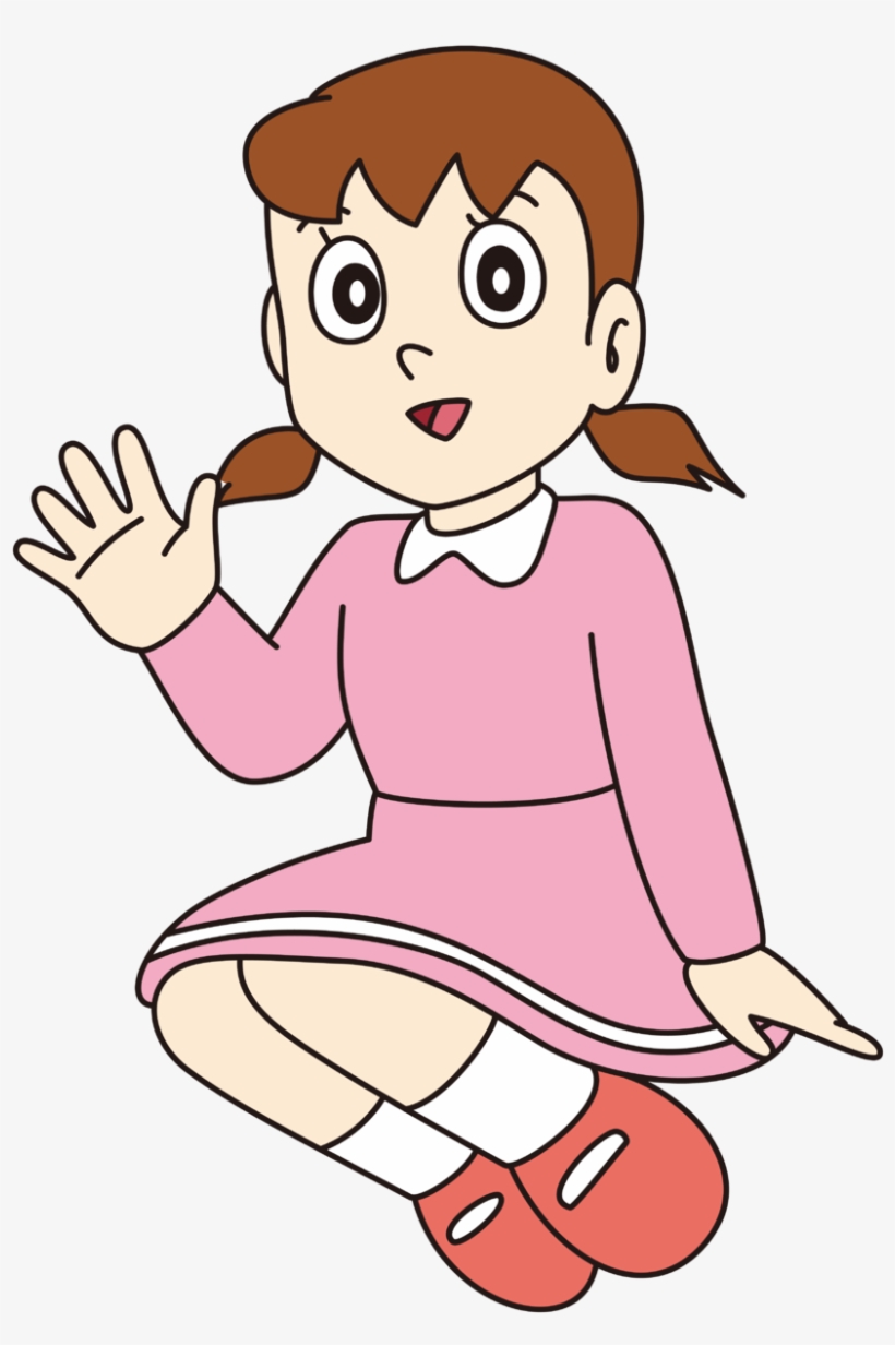 Doraemon Clipart Shizuka - Doraemon Nobita Shizuka Png, transparent png #3612081