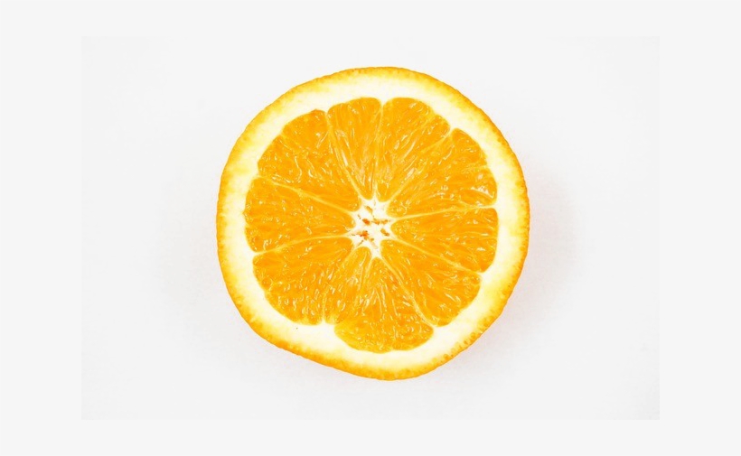 Half Orange Png Clipart - Portable Network Graphics, transparent png #3612621