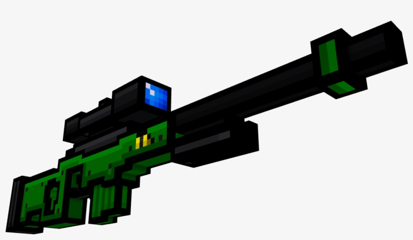 Awp Snake - Sci Fi Gun Pixel Art, transparent png #3612654