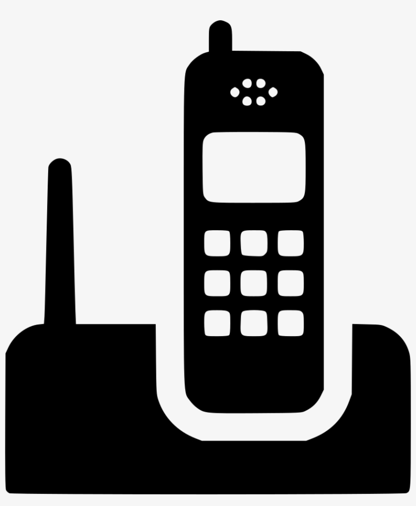 Cordless Telephone Comments - Cordless Phone Icon, transparent png #3613402