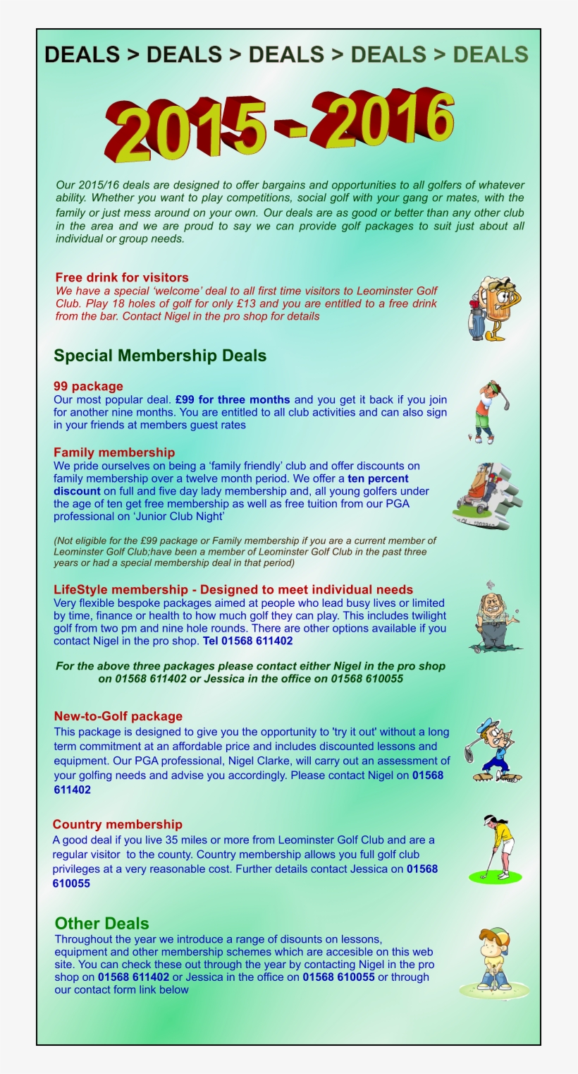 For Further Information Please Use This Contact Link - Leominster Golf Club, transparent png #3613638