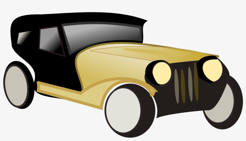 Classic Car Clipart 1940s Car - Vintage Car Cartoon Png, transparent png #3613827