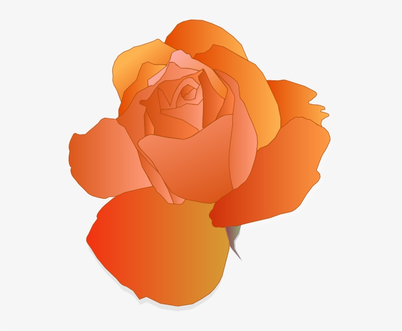 How To Set Use Orange Rose Icon Png - Orange Rose Clipart, transparent png #3614367