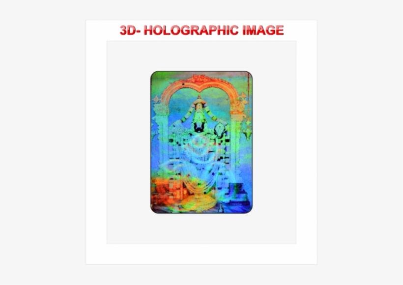 Hologram Stickers Tirupati Balaji 22mm X 33mm Rounded - Painting, transparent png #3614661