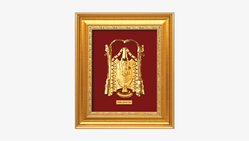 Lord Balaji Is Also Known As Venkateshwara And Is A - Venkateswara Swamy Gold Frames, transparent png #3615146