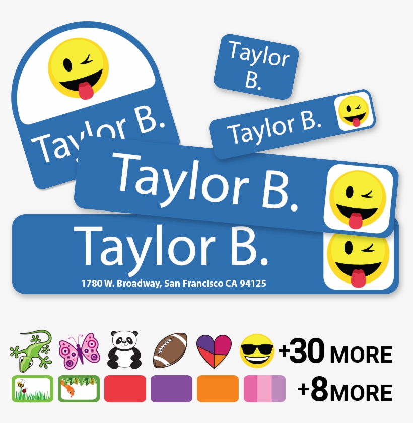 Camp Labels For Sleepaway Camp & Day Camp - Solid, transparent png #3615253