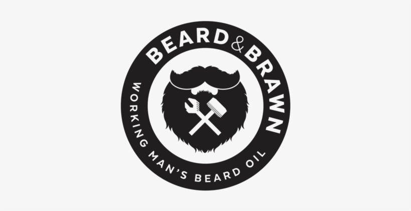 Beard And Brawn Logo - Vector Graphics, transparent png #3615744