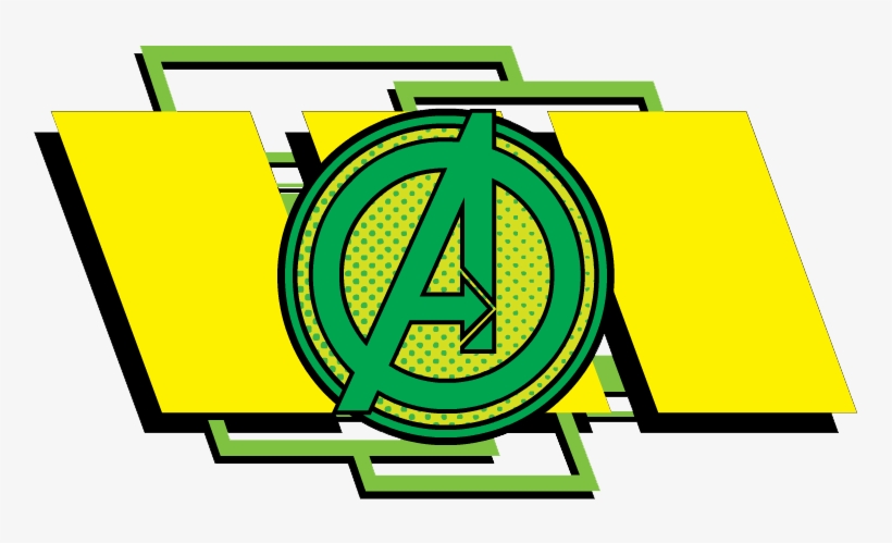 Earth&mightiest Heroes Clipart - Avengers Logo Png Green, transparent png #3615985