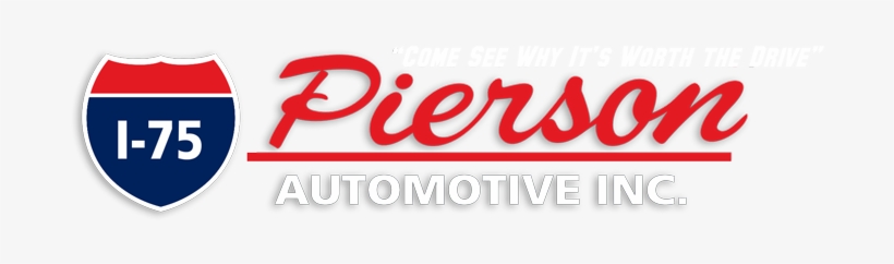 I75 Pierson Automotive Logo - Carmine, transparent png #3616406