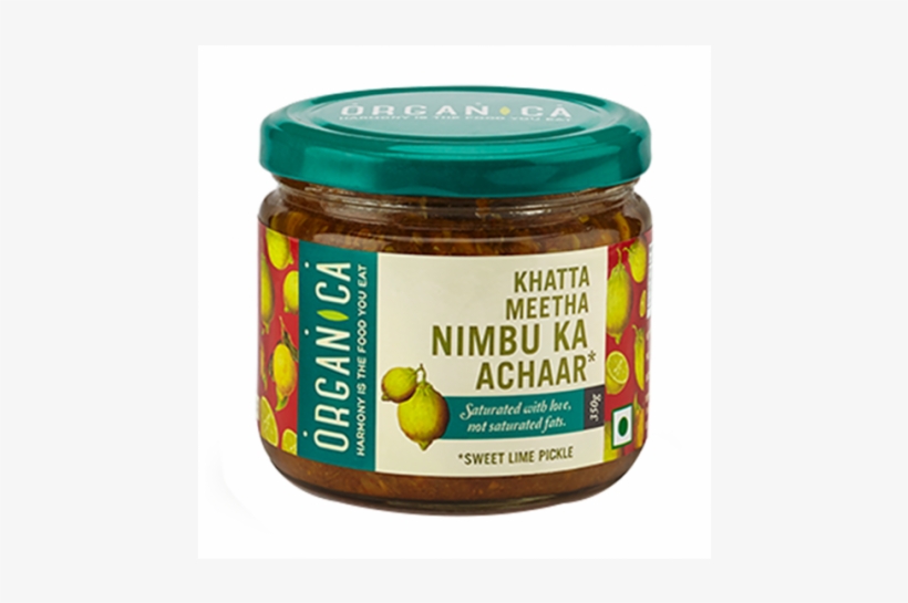 Organica Sweet Lime Pickle - Organica Olive Oil Chilli Pickle, 300g, transparent png #3617374