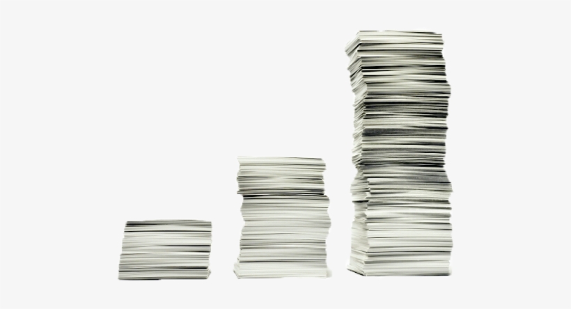 Paper-stacks - Stacks Of Paper Png, transparent png #3617514