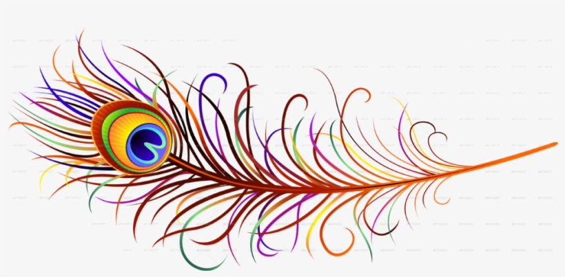 Krishan Bhajan Sandhya - Peacock Feather Png Clipart, transparent png #3617826