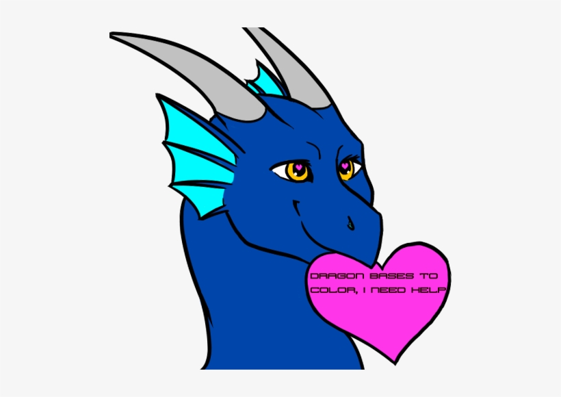 Dragon Bases To Color, Need Help - Cartoon, transparent png #3617909