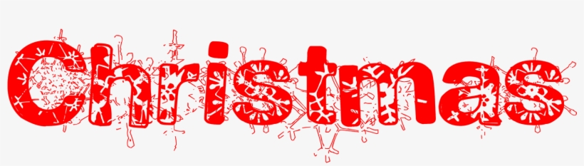 Merry Christmas Clipart Font - Christmas Text Clipart, transparent png #3617987