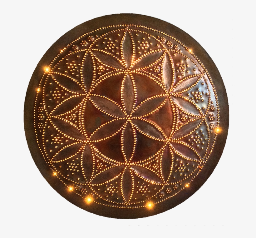 Seed Of Life Copper Lightmandala - Copper, transparent png #3618099
