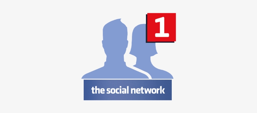 The Social Network Movie Image With Logo And Character - Social Network Movie Logo, transparent png #3618377