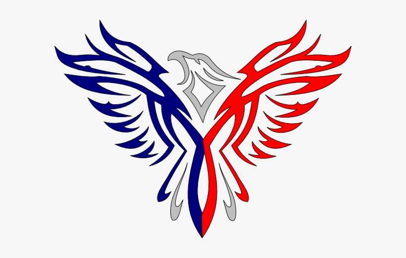 3 Eagles Red And Blue, transparent png #3618630