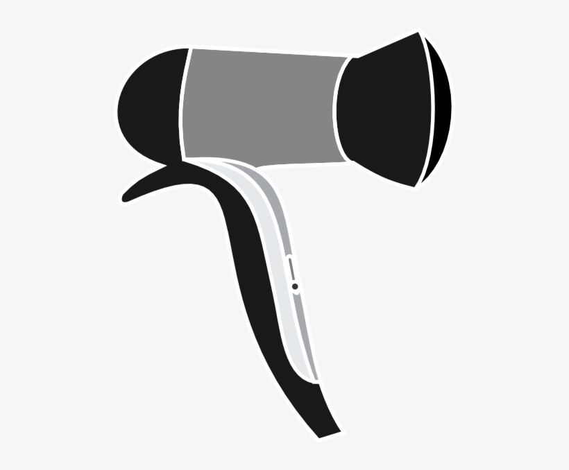 Blow Dryer And Scissors Png Transparent Small - Hair Dryer Png Clipart, transparent png #3618638
