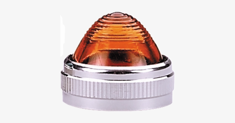 Pilot Light Lens Push To Test Red Pc For N100 - Bullet, transparent png #3618829