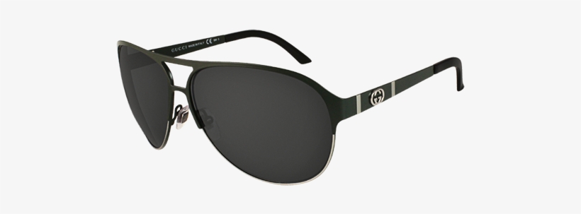 Gucci Gg 4233s Green Ruthenium Sunglasses - Ray Ban Rb 3258, transparent png #3620020