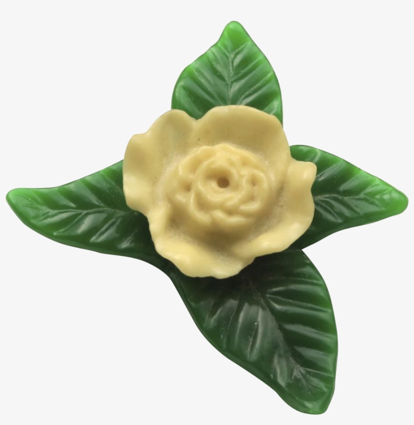 1940s Rose Flower Pin - Portable Network Graphics, transparent png #3620246