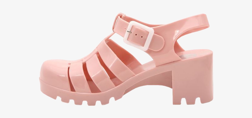 jelly caged sandals
