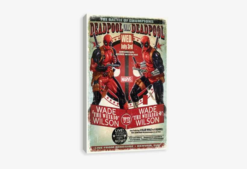 Deadpool Vs Deadpool - Deadpool Kills Deadpool Poster, transparent png #3621074