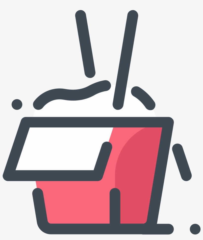 Chinese Fried Rice Icon - Food, transparent png #3621077