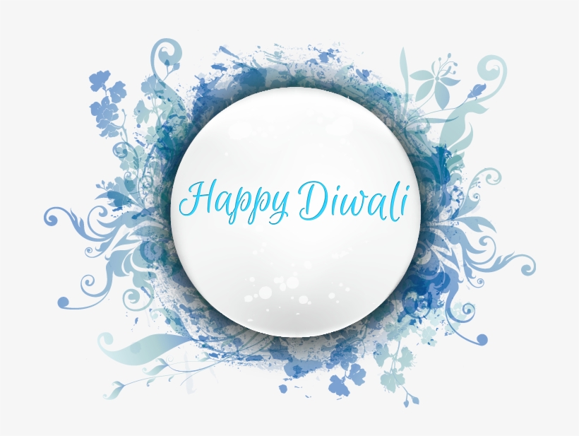 Happy Diwali Transparent Background Png - Floral Frames, transparent png #3621741