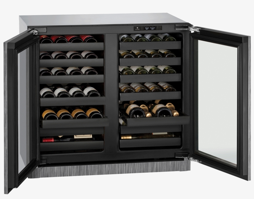 3000 Series - U-line Wine Captain U-3036wcwcint-00b 62-bottle Dual, transparent png #3621928