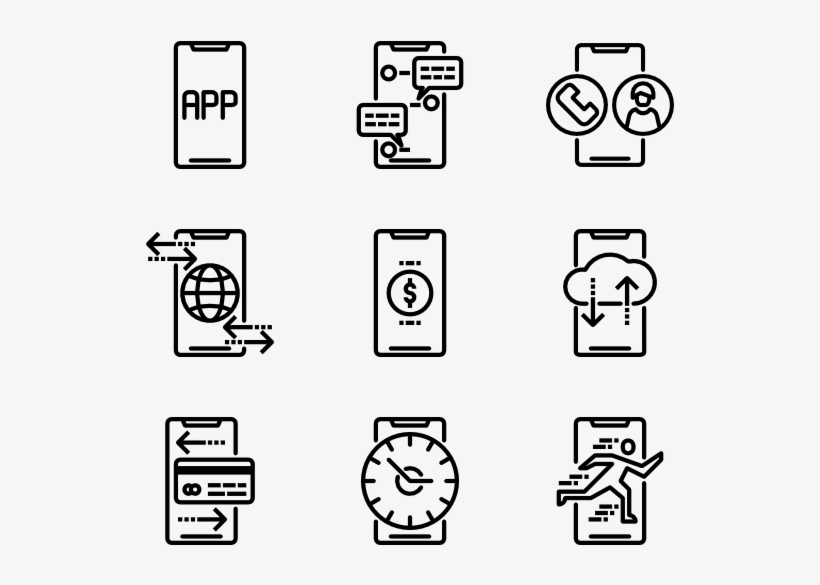 Smartphone - School Icon Pack Png, transparent png #3622427