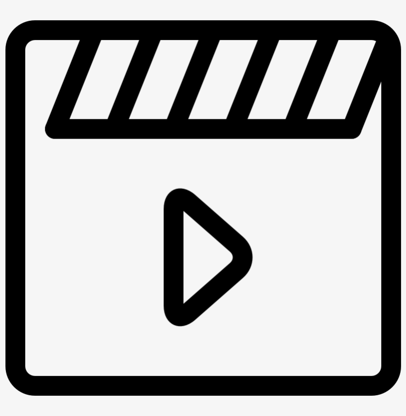 Multimedia Video Clapboard Play - S K Constructions Architects Engineers And Civil Contractors, transparent png #3622466
