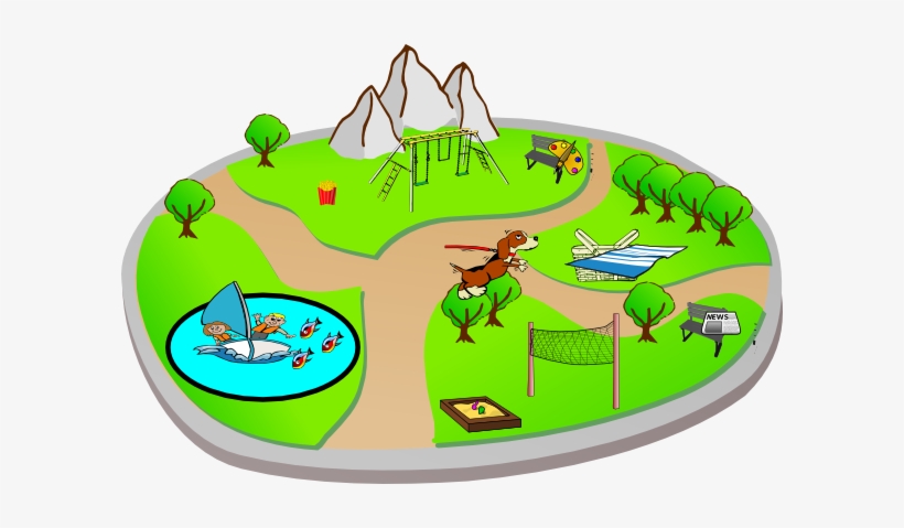 Nature Clipart Nature Park - Park Clipart, transparent png #3622842