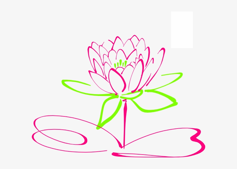 How To Set Use Lotus Clipart - Simple Flower Drawings Lotus, transparent png #3622871