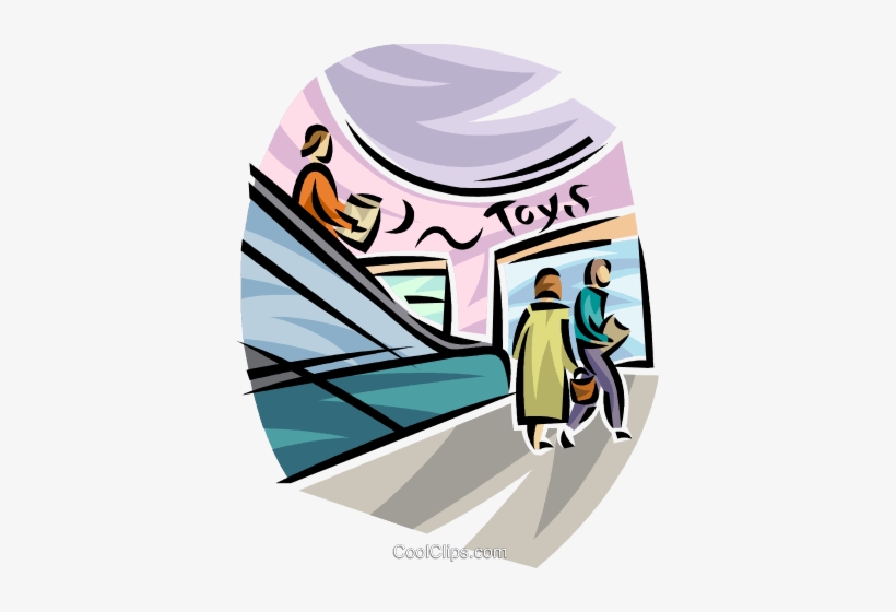 People In A Shopping Mall Royalty Free Vector Clip - Shopping Mall Cartoon  Png Royalty Free - Free Transparent PNG Download - PNGkey